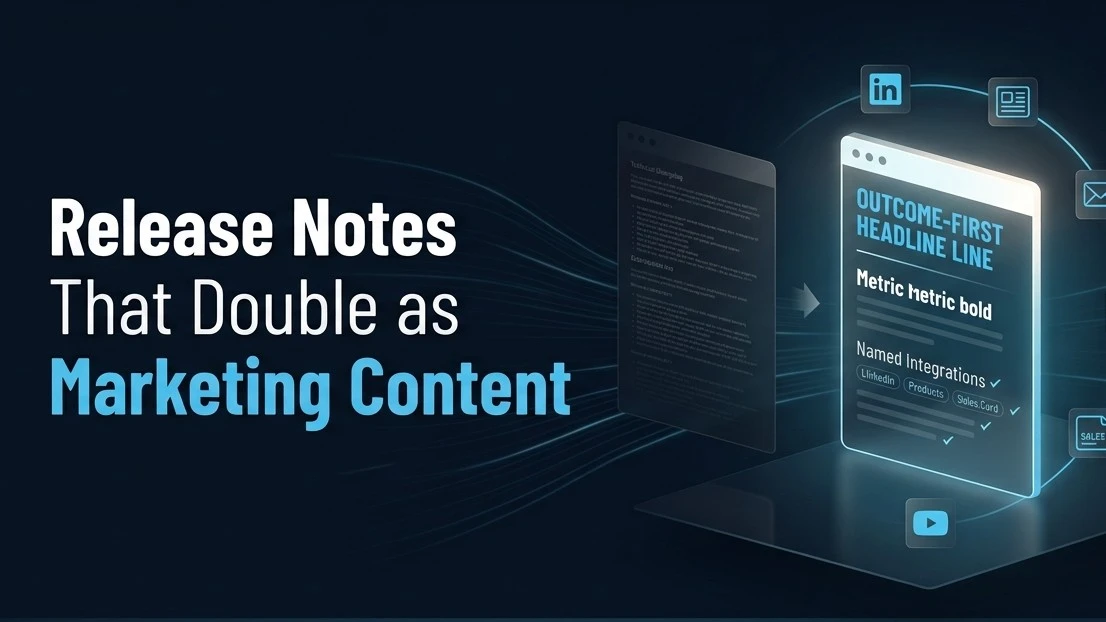 How to Write Release Notes That Double as Marketing Content