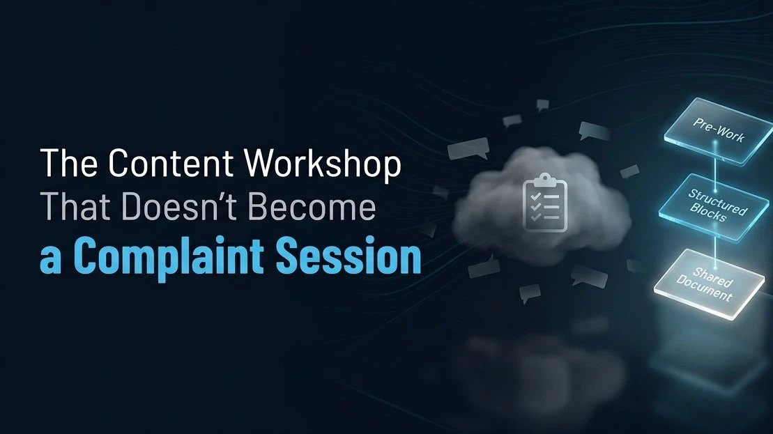 How to Run a Content Workshop With Sales Without It Becoming a Complaint Session
