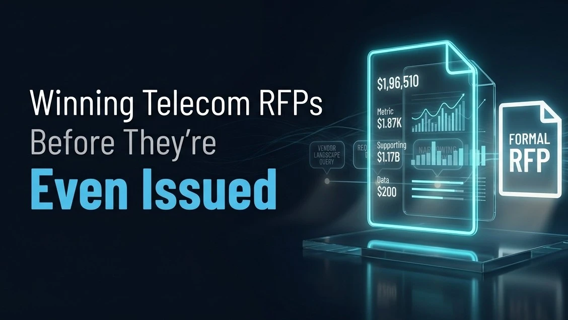 How Telecom B2B Vendors Can Use AI Search to Win RFPs Before They're Even Issued