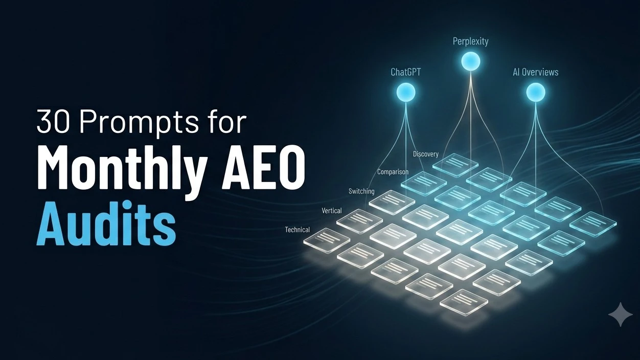 How to Build a Prompt Library for Monthly AEO Audits (With 30 Ready-to-Use Prompts)