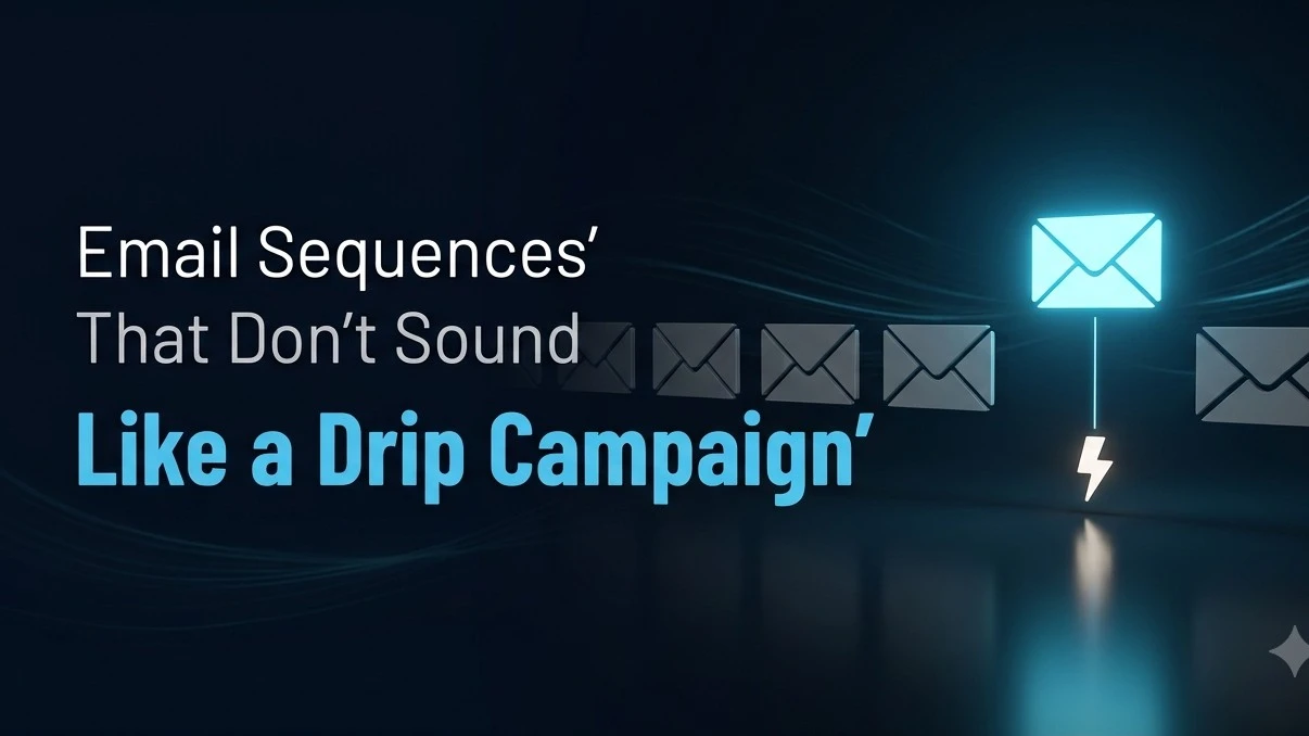 How to Write Email Sequences That Don't Sound Like Every Other B2B Drip Campaign