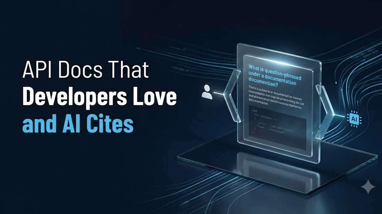 How to Write API Documentation That Developers Love and AI Platforms Cite