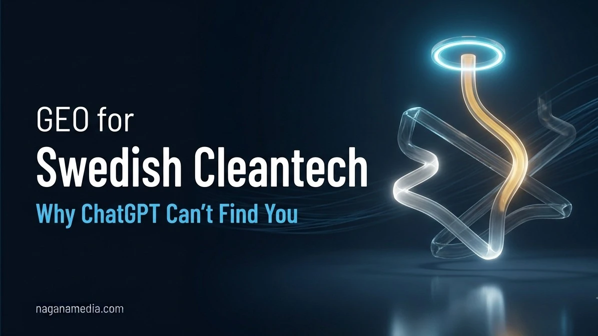 GEO for Swedish Cleantech: Why Sustainability Software Buyers Can't Find You in ChatGPT