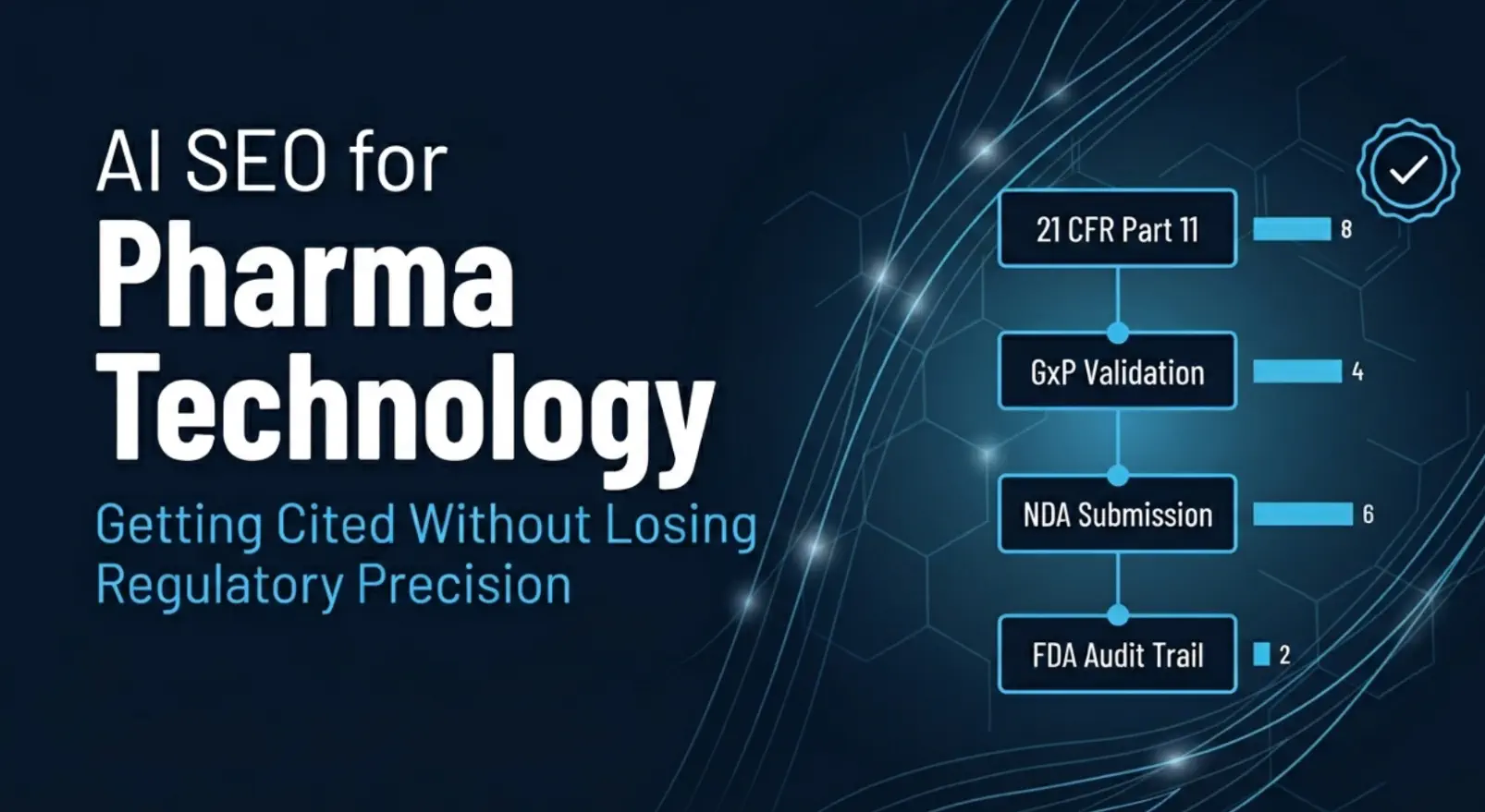 AI SEO for Pharma Technology Companies: Get Cited Without Losing Regulatory Precision